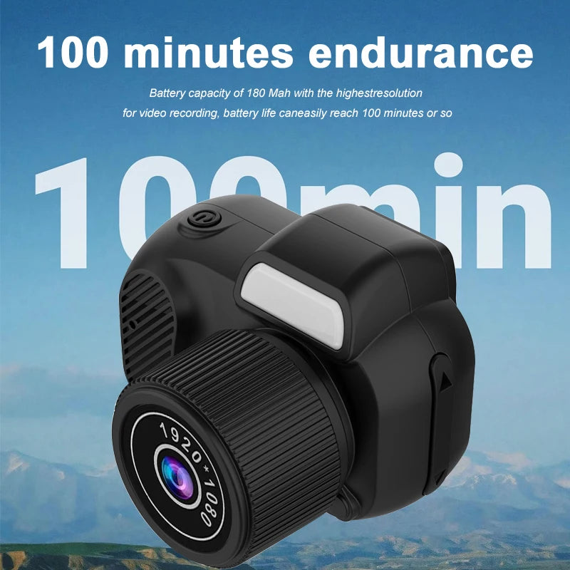 Mini Y3000 Keychain Camera 8MP Photo Tiny Digital Body Cameras Thumb Cam DV Micro Camcorder Support SD Card With Screen for Kids